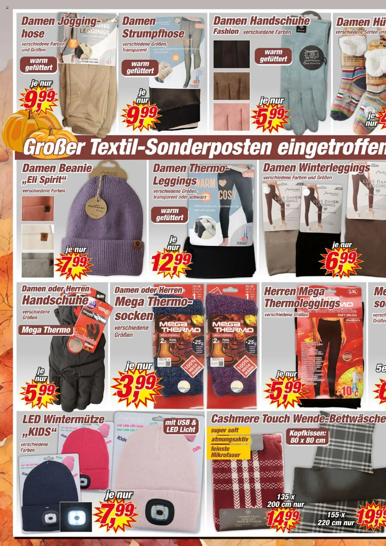 Posten Börse Prospekt – gültig ab 18.10.2025 | Seite: 2 | Produkte: Bettwäsche, Socken, Handschuhe, Strumpfhose