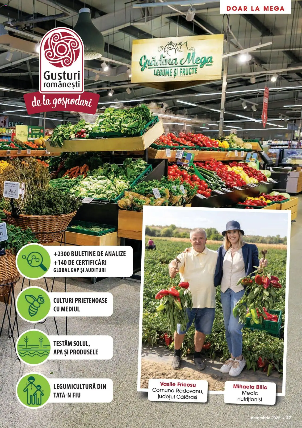 Noul catalog Mega Image – valabil de la 02.10.2025 | Pagină: 27 | Produse: Apă, Legume, Fructe