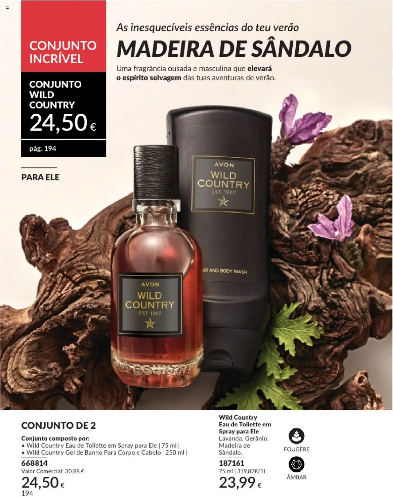 Catálogo Avon Campanha 8 │ válido de 01.08.2025 | Página: 194 | Produtos: Fragrância, Eau de toilette, Gel de banho, Banho