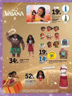 E.Leclerc - Prévisualisation de POUPÉE VAIANA CHANTANTE, Poupée de 30 cm env. Dès 3 ans. valide à partir de 14.10.2025 | Page: 40 | Produits: Poupée, Figurines, Costume, Piles