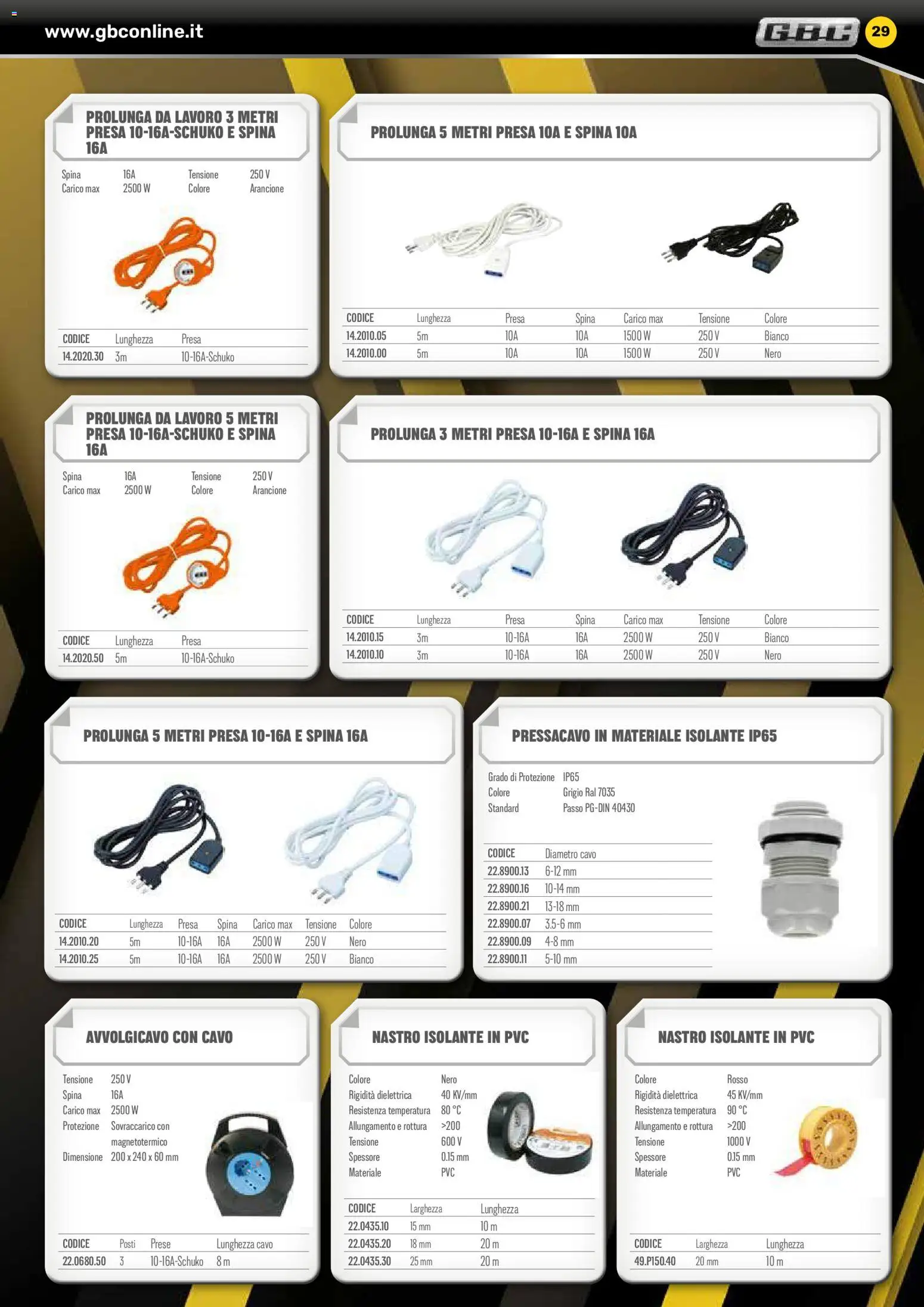 Volantino GBC del 06.02.2026 | Pagina: 29 | Prodotti: Cavo, Presa