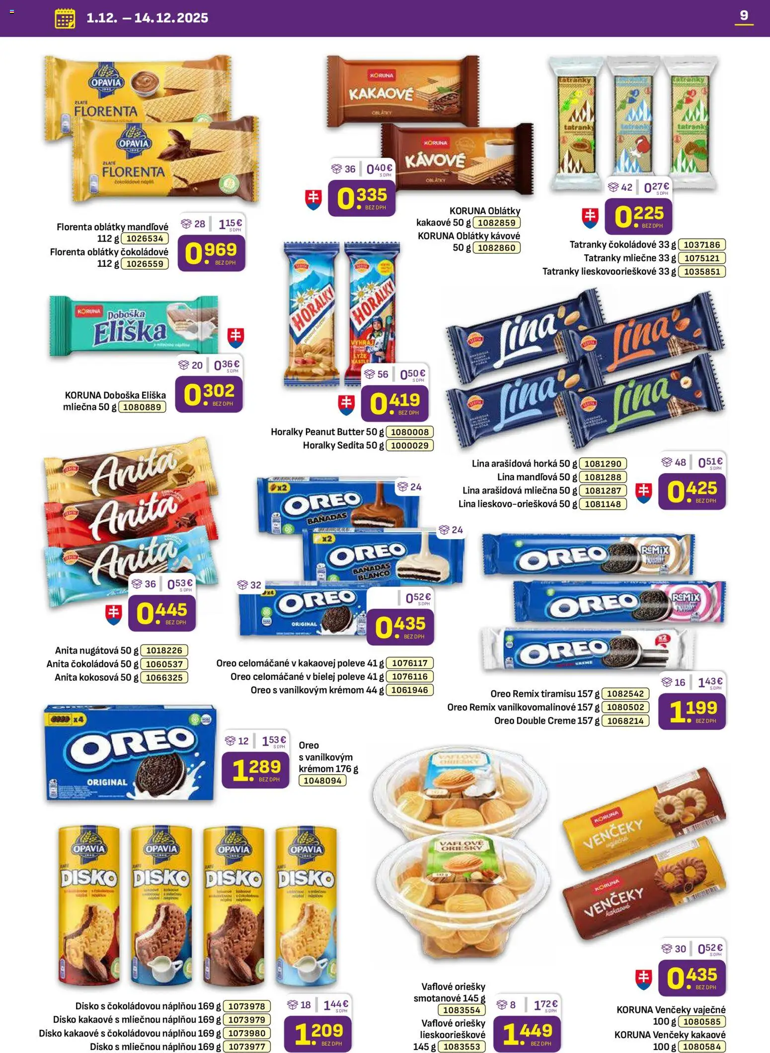 Nové Libex akcie – leták je platný od 01.12.2025 | Strana: 9 | Produkty: Lyže, Horálky