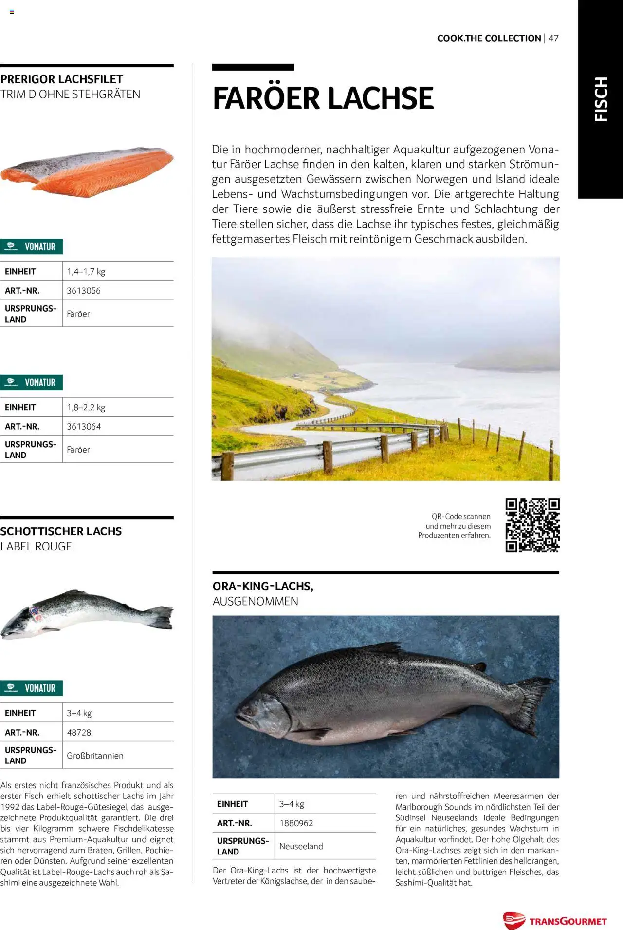 Transgourmet Cook Look-Book gültig ab 01.09.2023 | Seite: 47 | Produkte: Rouge, Fisch
