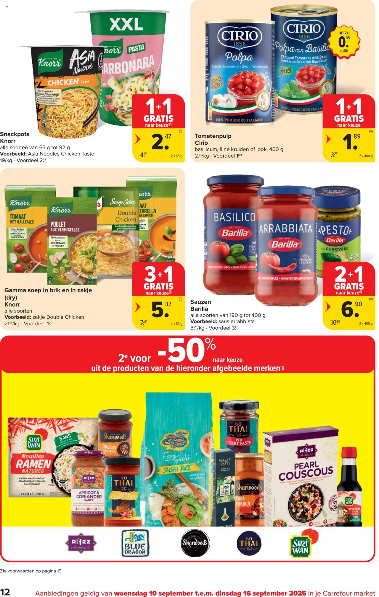  | Pagina: 12 | Producten: Pasta, Saus, Groenten, Tomaat