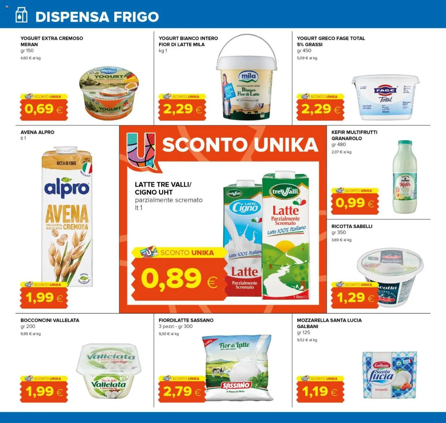 Volantino Oasi del 21.11.2025 | Pagina: 12 | Prodotti: Yogurt greco, Yogurt, Latte, Ricotta