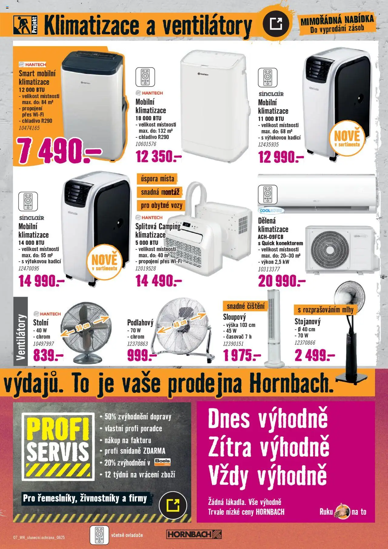 HORNBACH leták - Sluneční ochrana od 18.06.2025 | Strana: 7 | Produkty: Klimatizace, Časovač