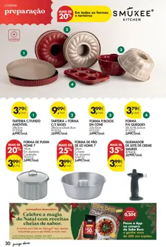 Pré-visualização FORMA DE PUDIM HOME 7, 16cm Em alumínio Canelada válido de 11.11.2025 | Página: 30 | Produtos: Forma de pudim, Leite, Pão, Creme