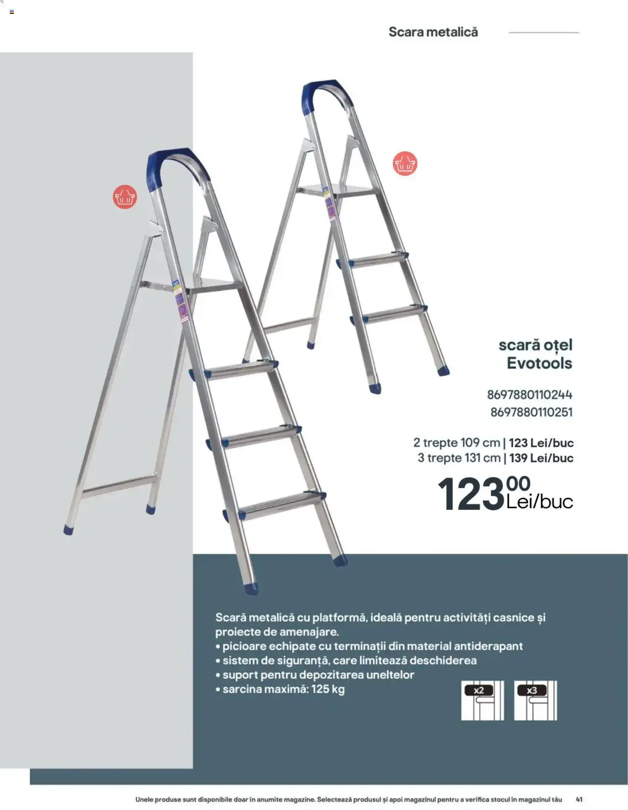 Noul catalog Brico Depot – valabil de la 13.06.2024 | Pagină: 41 | Produse: Scară