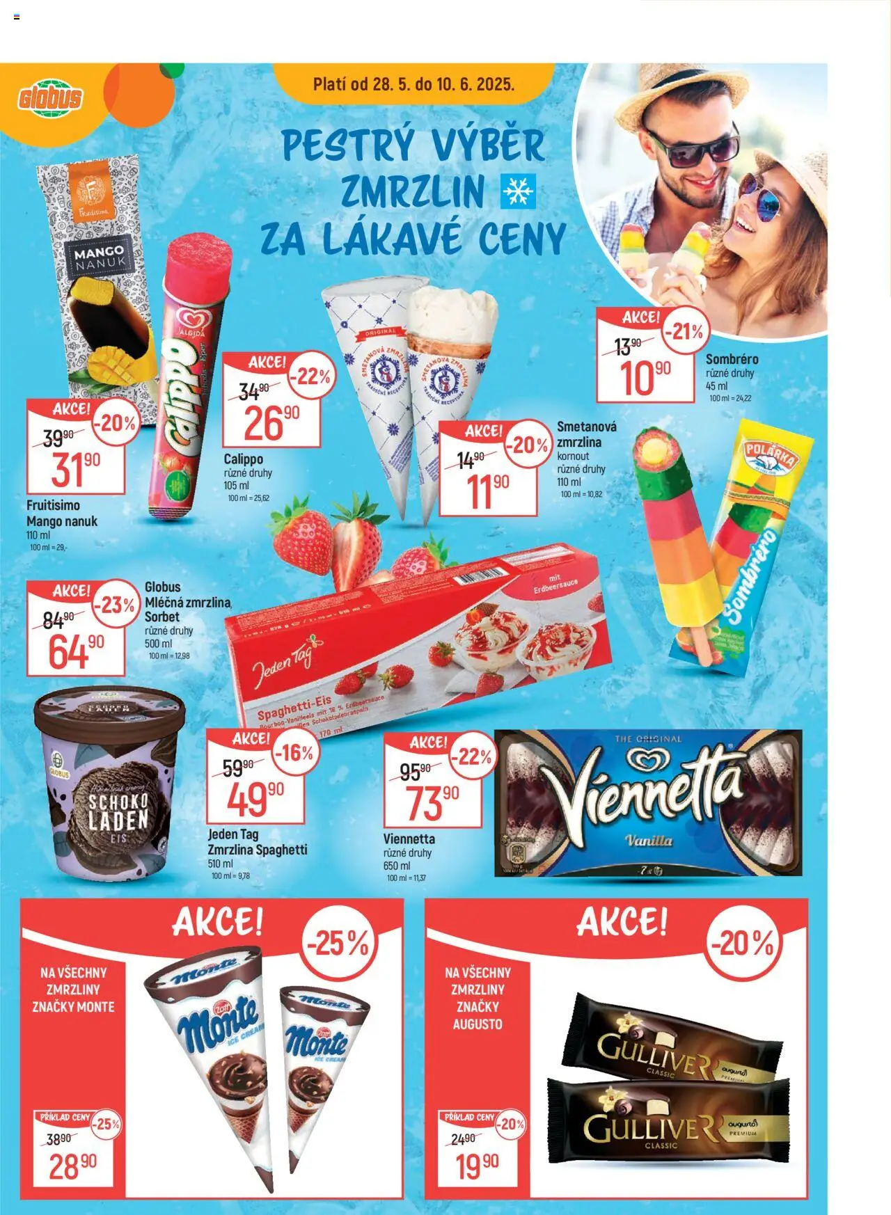 Globus leták - Trmice od 04.06.2025 | Strana: 25 | Produkty: Nanuk, Zmrzliny, Zmrzlina, Sorbet