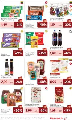 Rimi leidinys│galioja nuo 05.08.2025 | Puslapis: 26 | Prekių: Paprika, Šokoladas, Miltai, Ryžiai