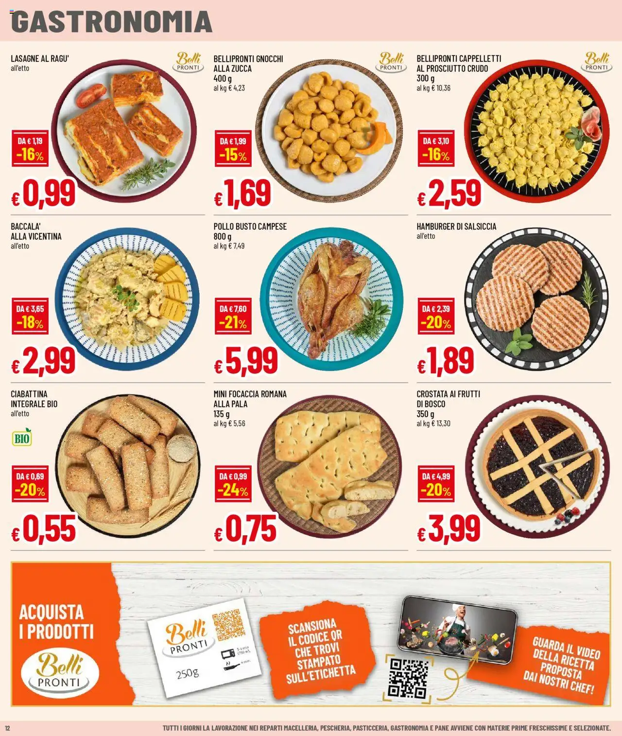 Volantino Galassia del 02.10.2025 | Pagina: 12 | Prodotti: Prosciutto Crudo, Pollo, Zucca, Video