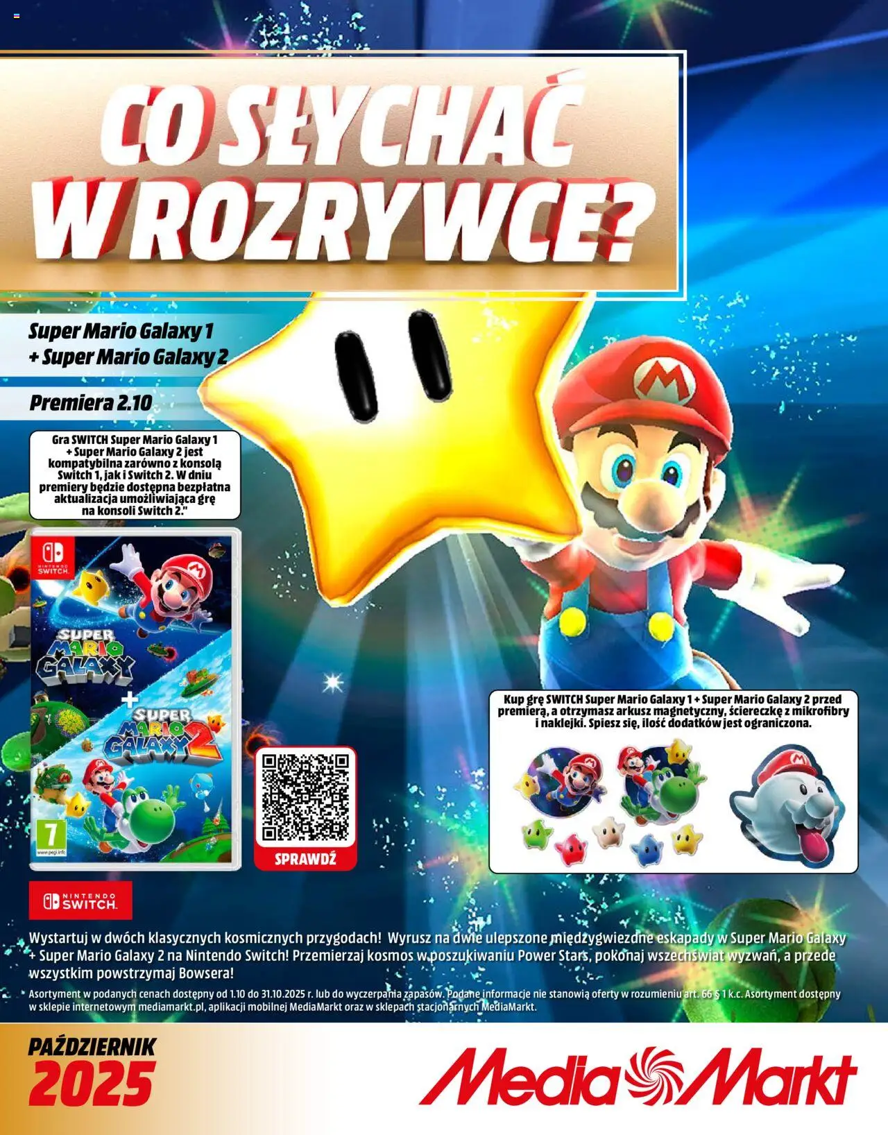 Media Markt promocje od 01.10.2025 | Strona: 1 | Produkty: Gra, Konsola