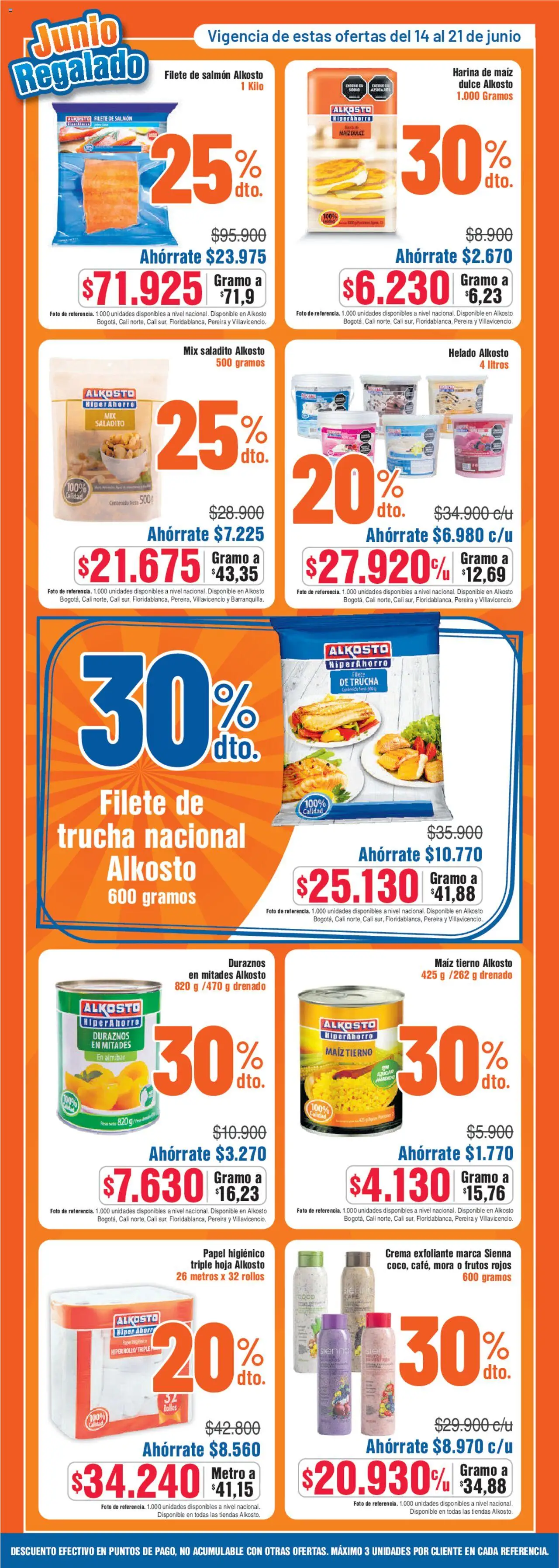 Alkosto folleto │ válido desde el 14.06.2025 | Página: 4 | Productos: Τυρόπιτα, Crema, Γαύρος, Filete