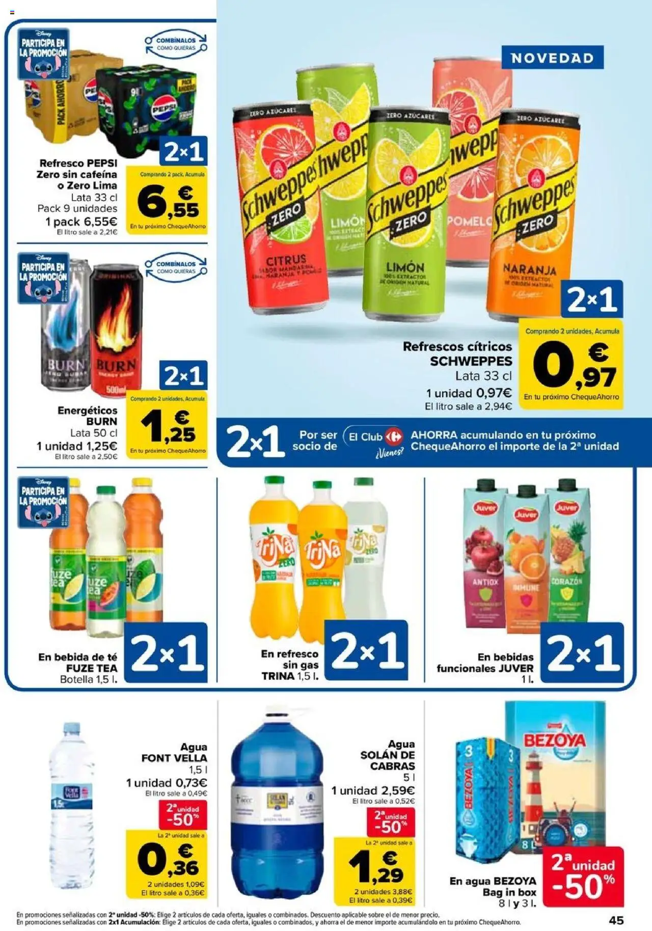 Carrefour folleto │ válido desde el 11.09.2025 | Página: 45 | Productos: Lima, Té