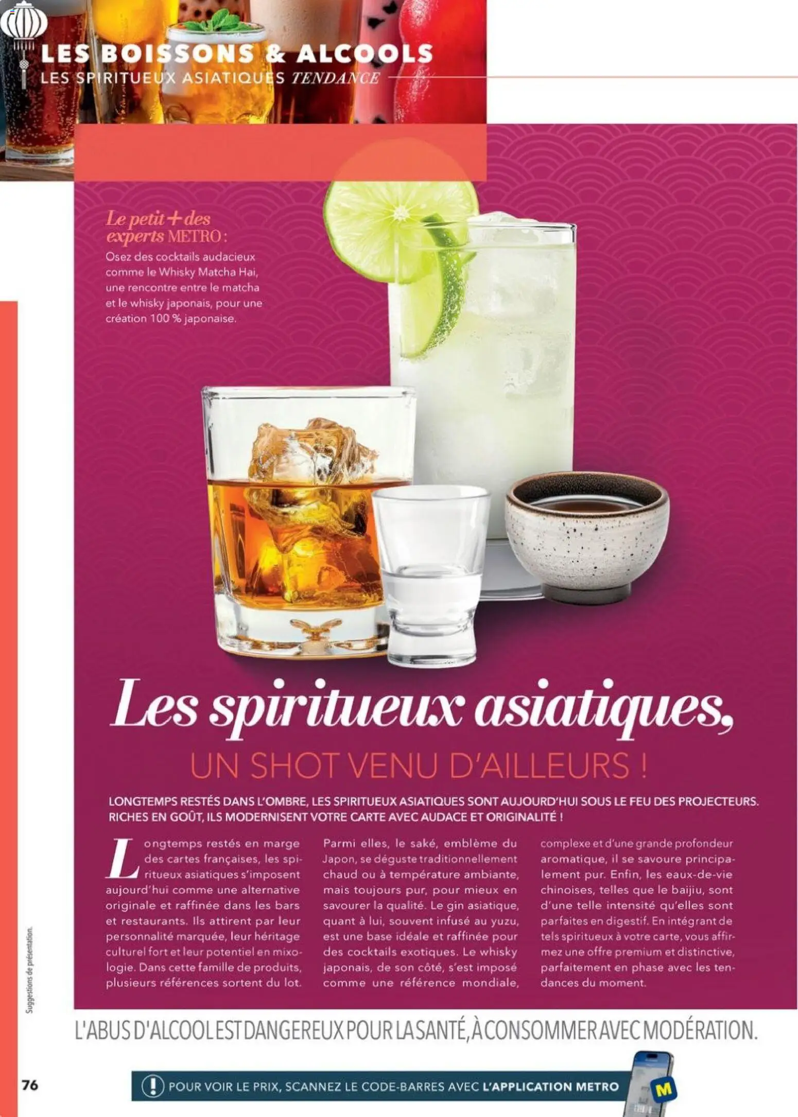 {H1} | Page: 76 | Produits: Whisky, Base, Alcools, Gin
