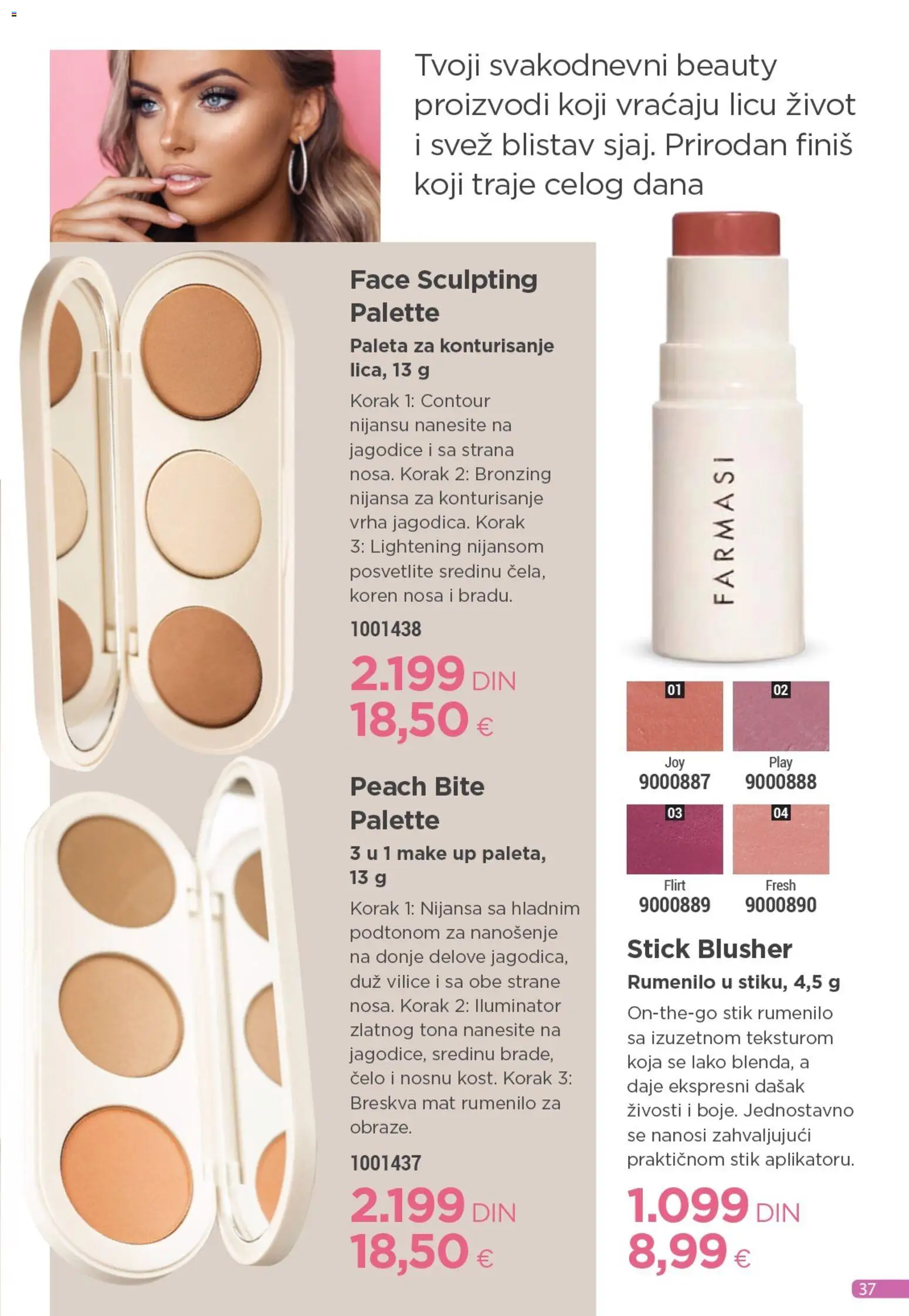 Farmasi katalog - važi od 01.11.2025 | Strana: 37 | Proizvode: Rumenilo, Breskva