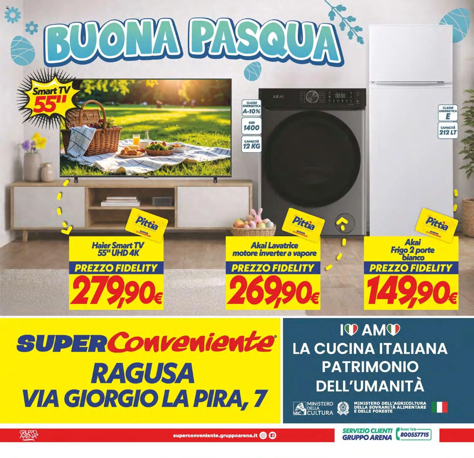 Volantino SuperConveniente del 27.03.2026 | Pagina: 32 | Prodotti: smart TV, Lavatrice, TV