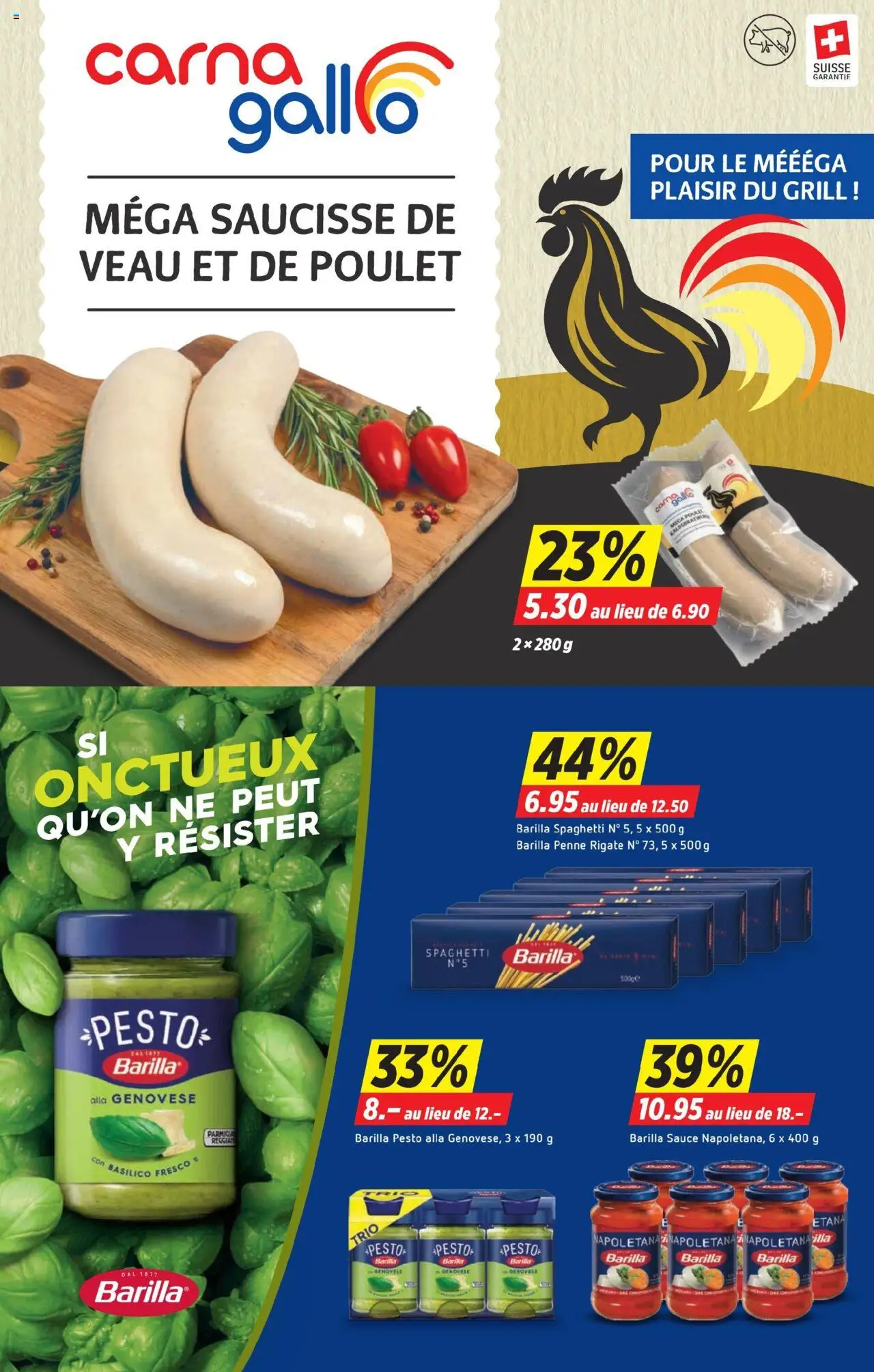 Denner Aktionen FR ab 12.08.2025 | Seite: 6 | Produkte: Barilla, Pasta, Grill