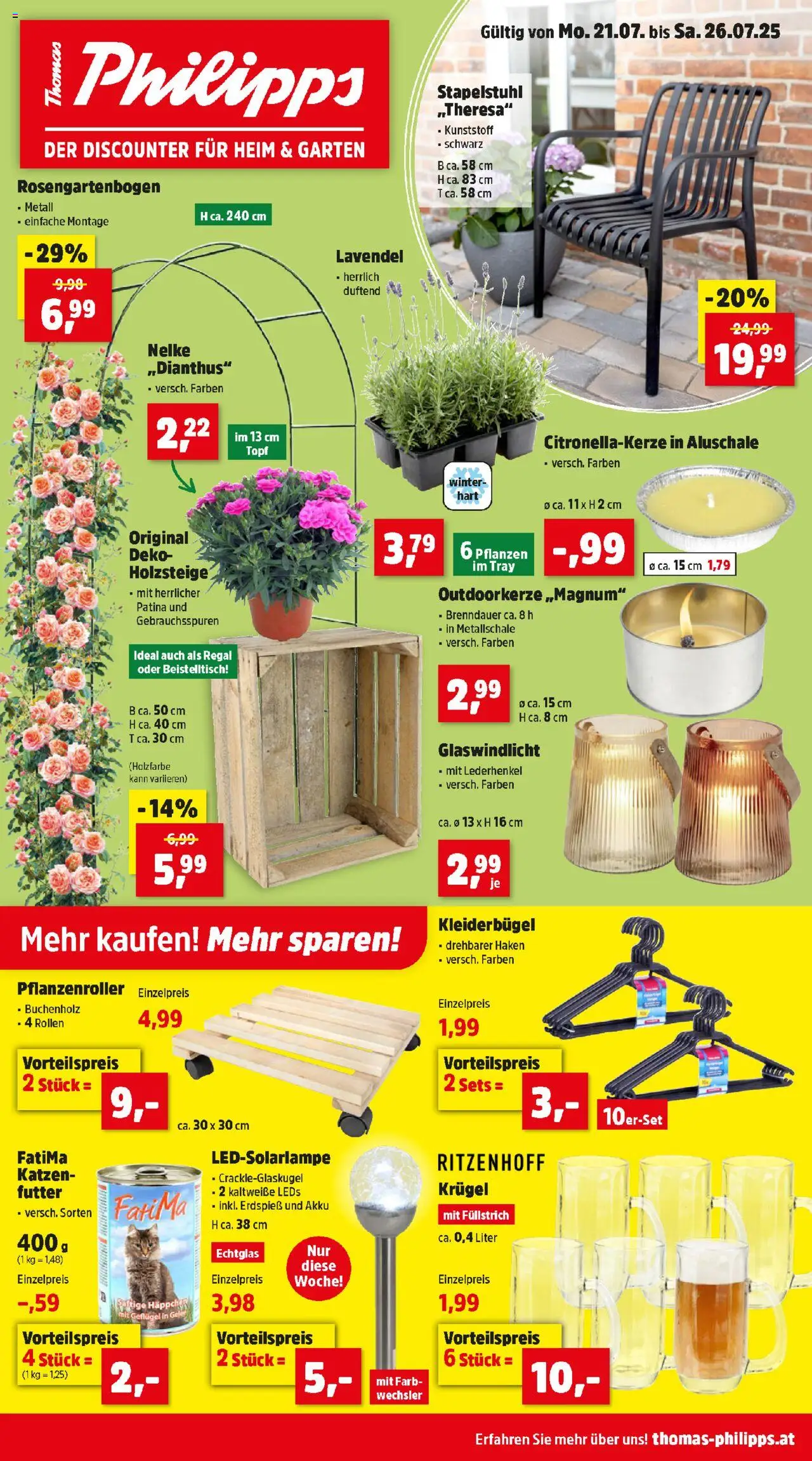 Thomas Philipps Flugblatt gültig ab 21.07.2025 | Seite: 1 | Produkte: Regal, Kleiderbügel