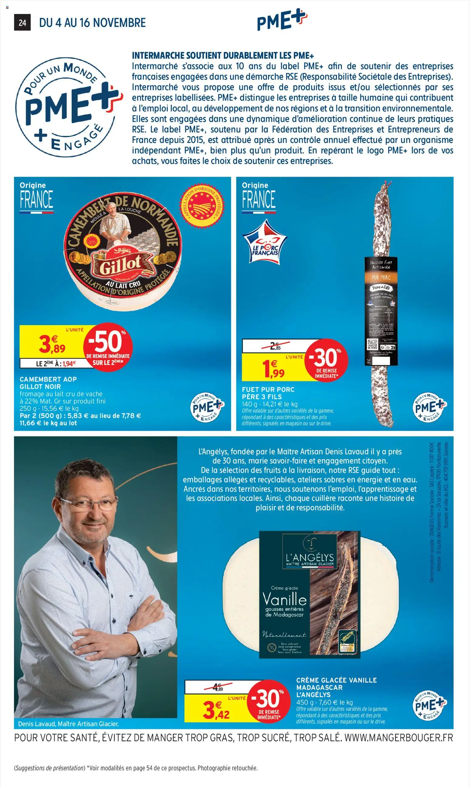 {H1} | Page: 24 | Produits: Fromage, Saucisse, Porc, Crème