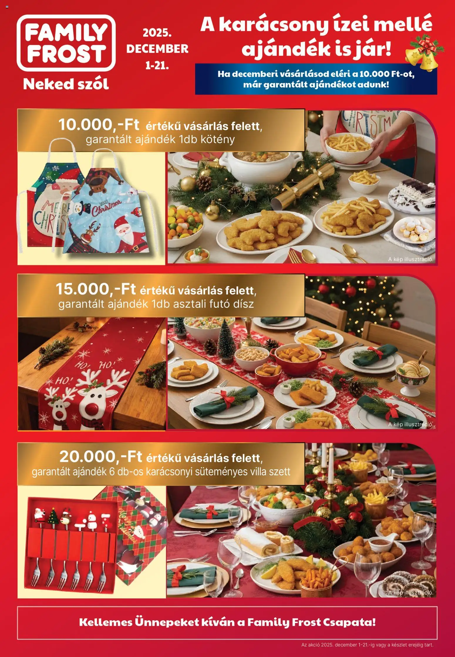 Family Frost akciós ujság - amely érvényes a következő dátumtól: 01.12.2025 | Oldal: 1
