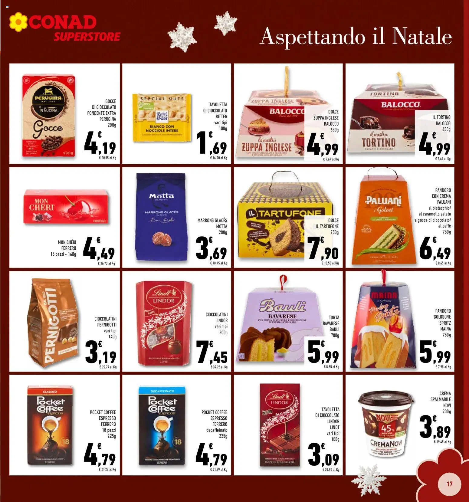 Volantino Conad del 19.11.2025 | Pagina: 17 | Prodotti: Cioccolato, Latte, Pandoro, Cioccolatini