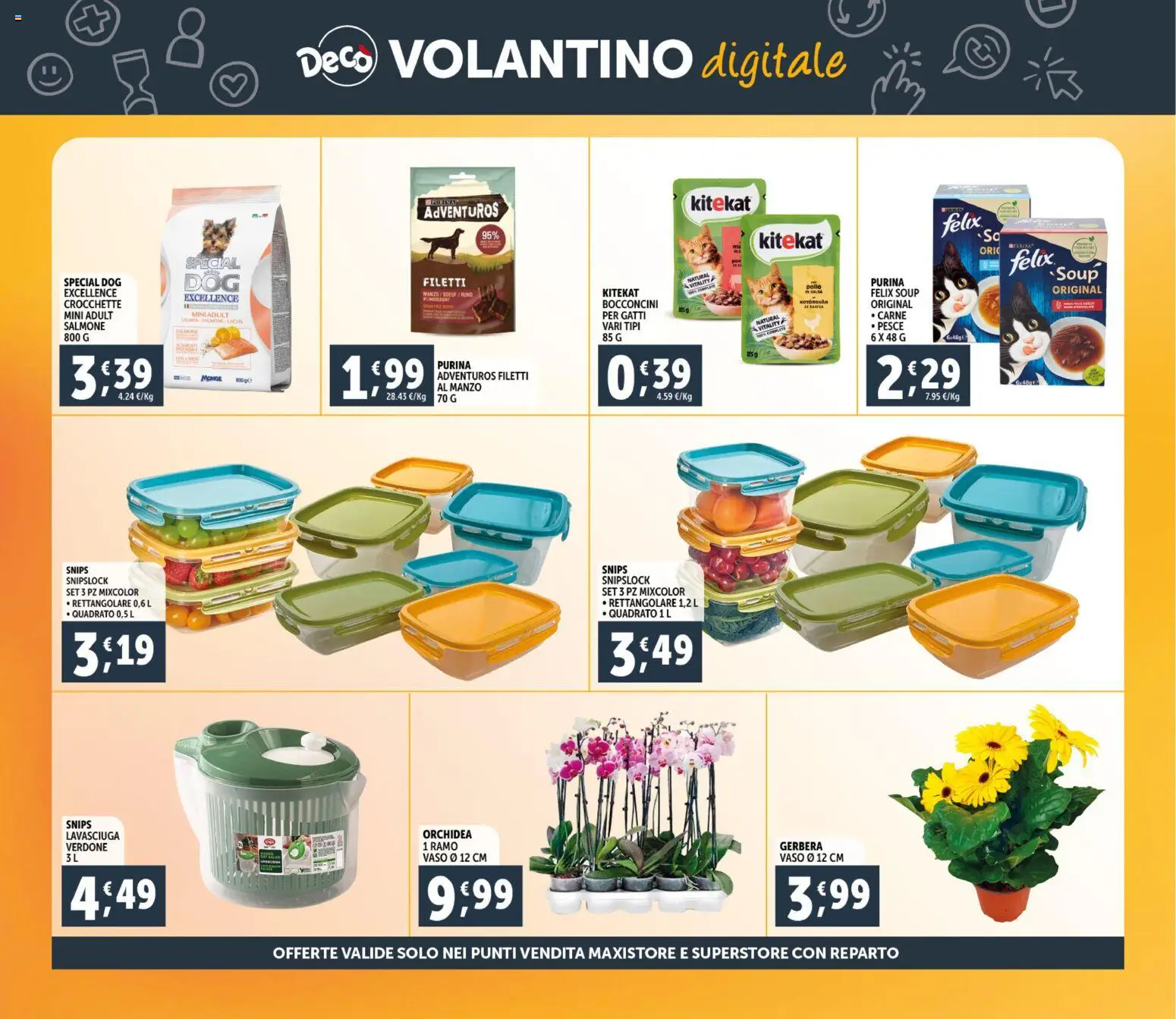 Volantino Decò del 30.01.2026 | Pagina: 32 | Prodotti: Lavasciuga, Pesce, Salsa, Orchidea