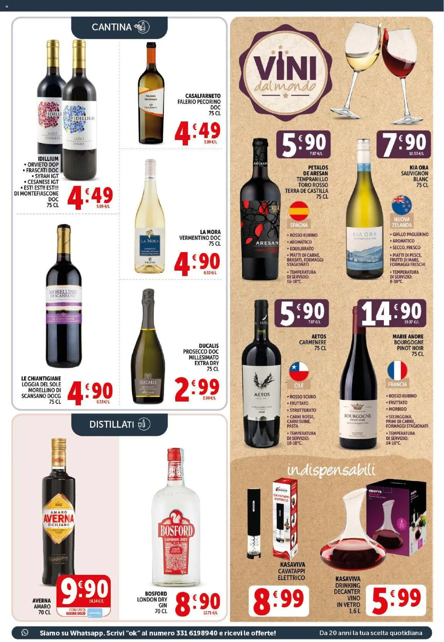 Volantino Decò del 09.04.2026 | Pagina: 17 | Prodotti: Cavatappi, Vino, Pasta, Terra