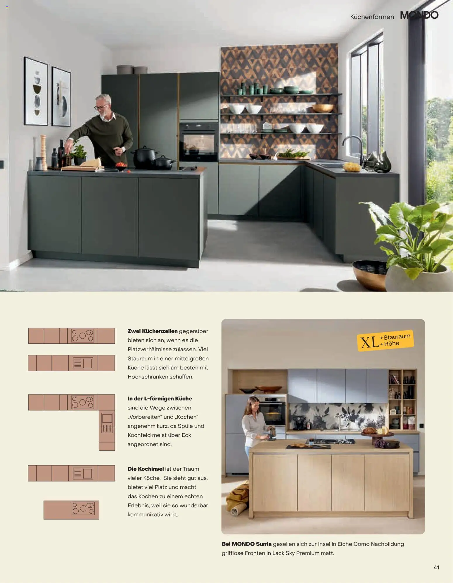 Ostermann Mondo Küchenprospekt 2026 – gültig ab 01.01.2026 | Seite: 41 | Produkte: Küche, Kochfeld