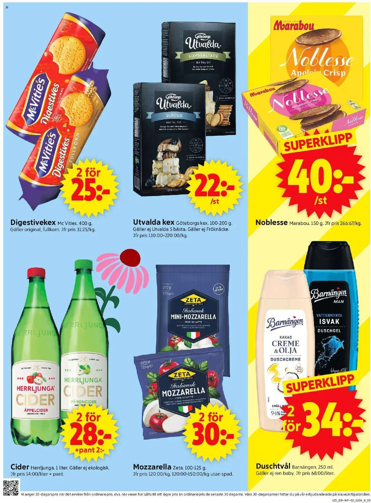 ICA Supermarket reklamblad aktuell från 16.06.2025 | Sida: 11 | Produkter: Ost, Olja, Cider, Äpple