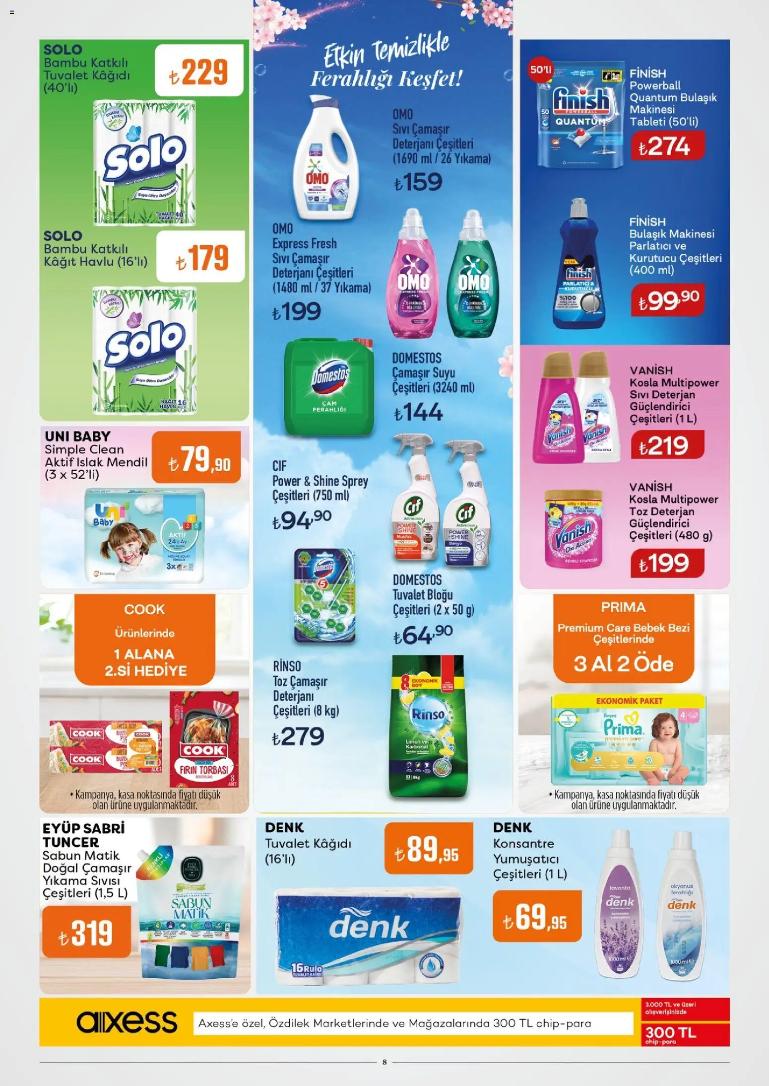 Özdilek Katalog - 03.12.2025 tarihinden itibaren geçerlidir | Sayfa: 8 | Ürünler: Sabun, Tuvalet bloğu, Limon, Tuvalet kağıdı