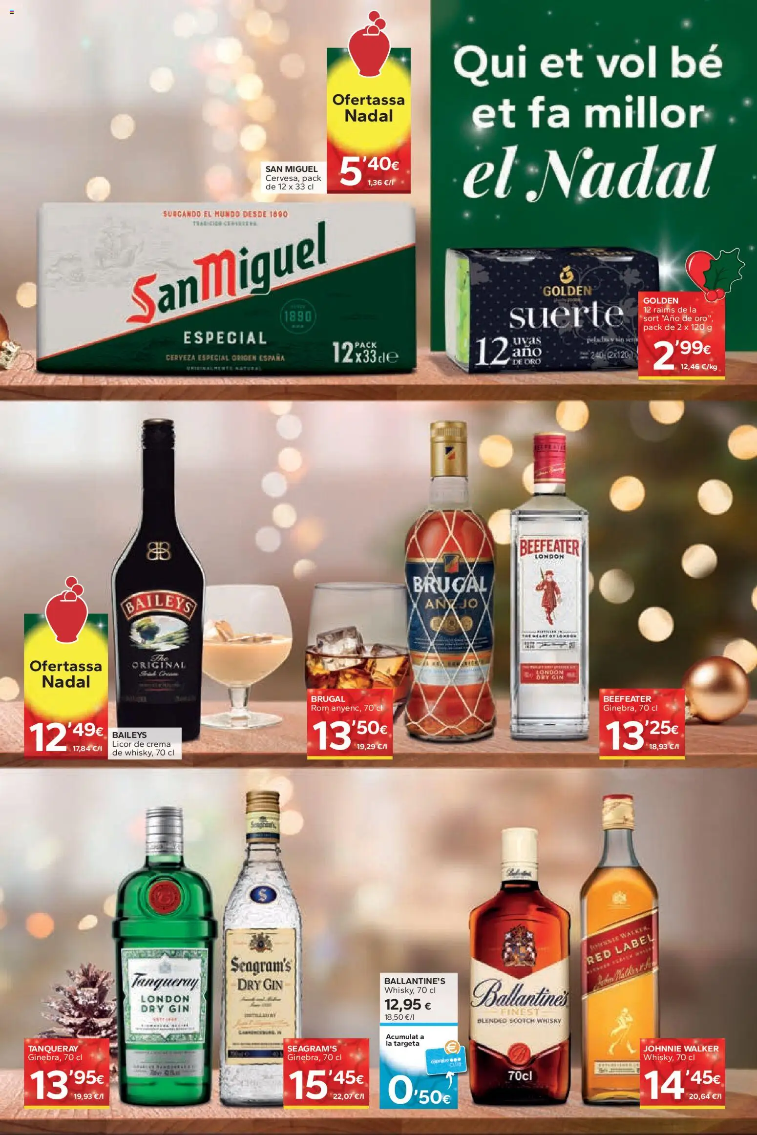 Caprabo - Especial Cap d'Any │ válido desde el 26.12.2025 | Página: 11 | Productos: Licor, Τζίντζερ, Cerveza, Crema