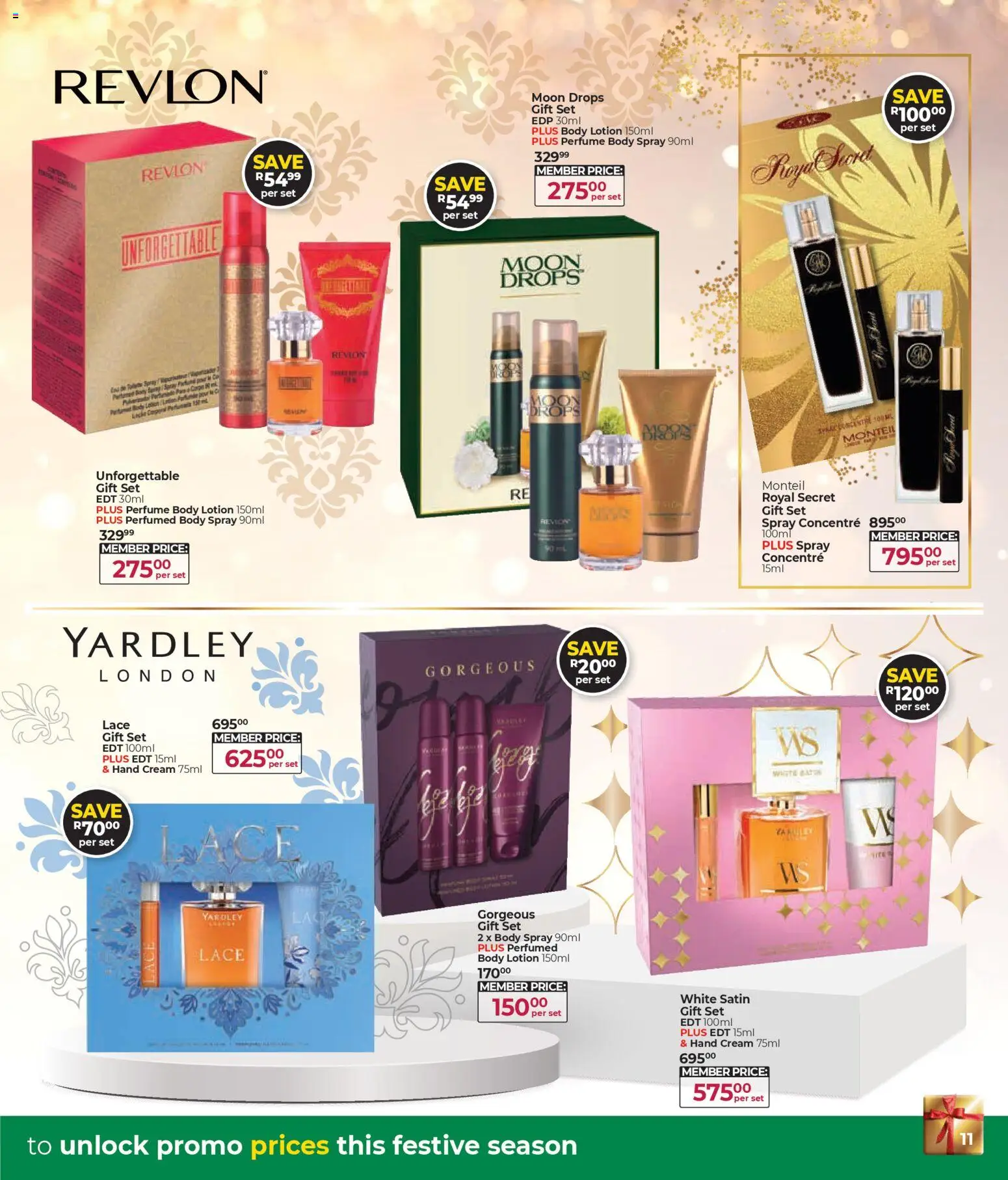 New Dis-Chem catalogue – valid from 29.10.2025 | Page: 11 | Products: Body spray, Perfume, Cream, Lotion