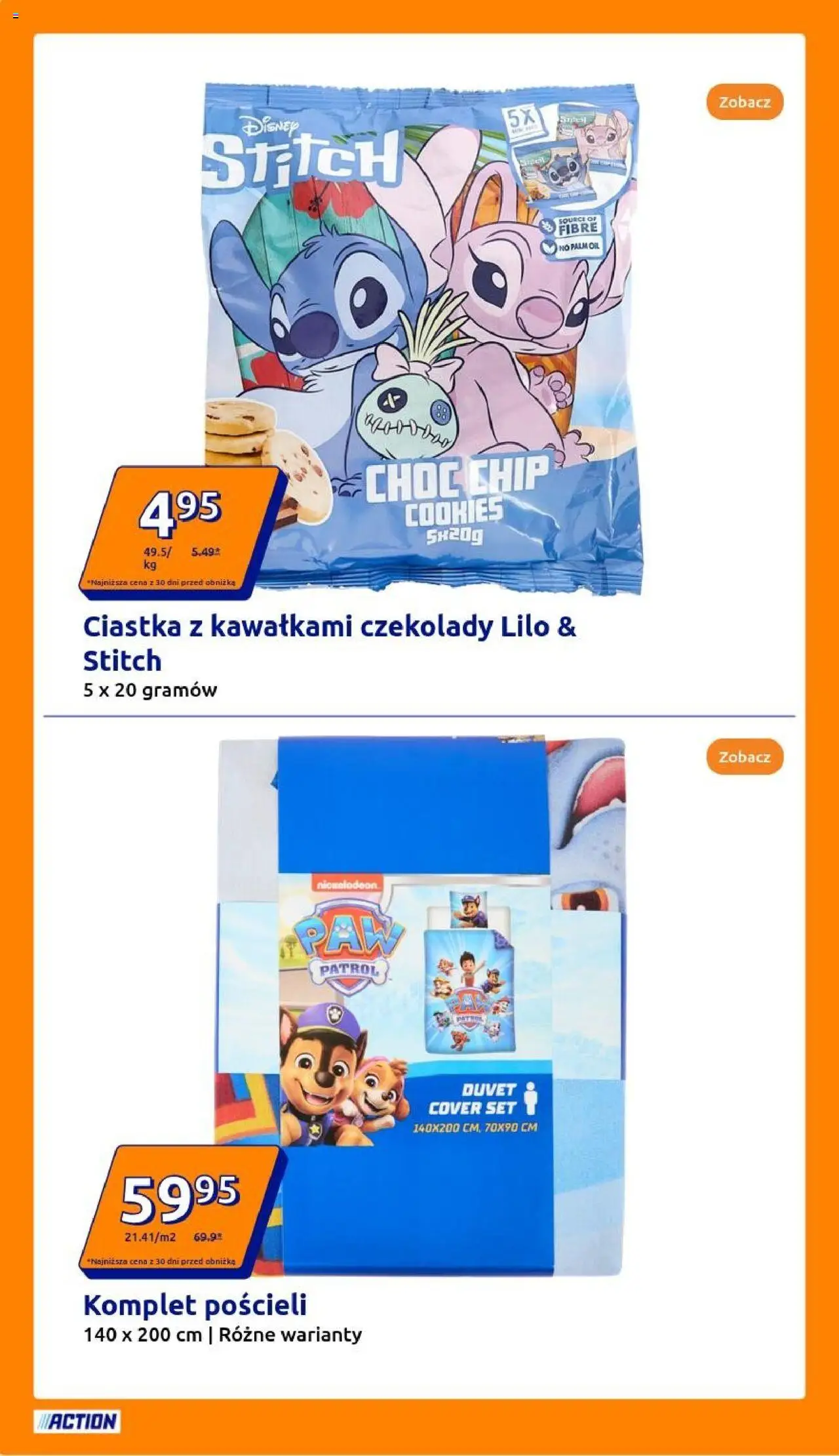 Action Gazetka od 13.08.2025 | Strona: 12 | Produkty: Czekolady, Ciastka