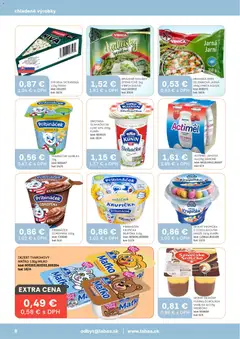 Labaš leták platný od 13.03.2026 | Strana: 8 | Produkty: Syr, Čokoláda, Krém, Šľahačka
