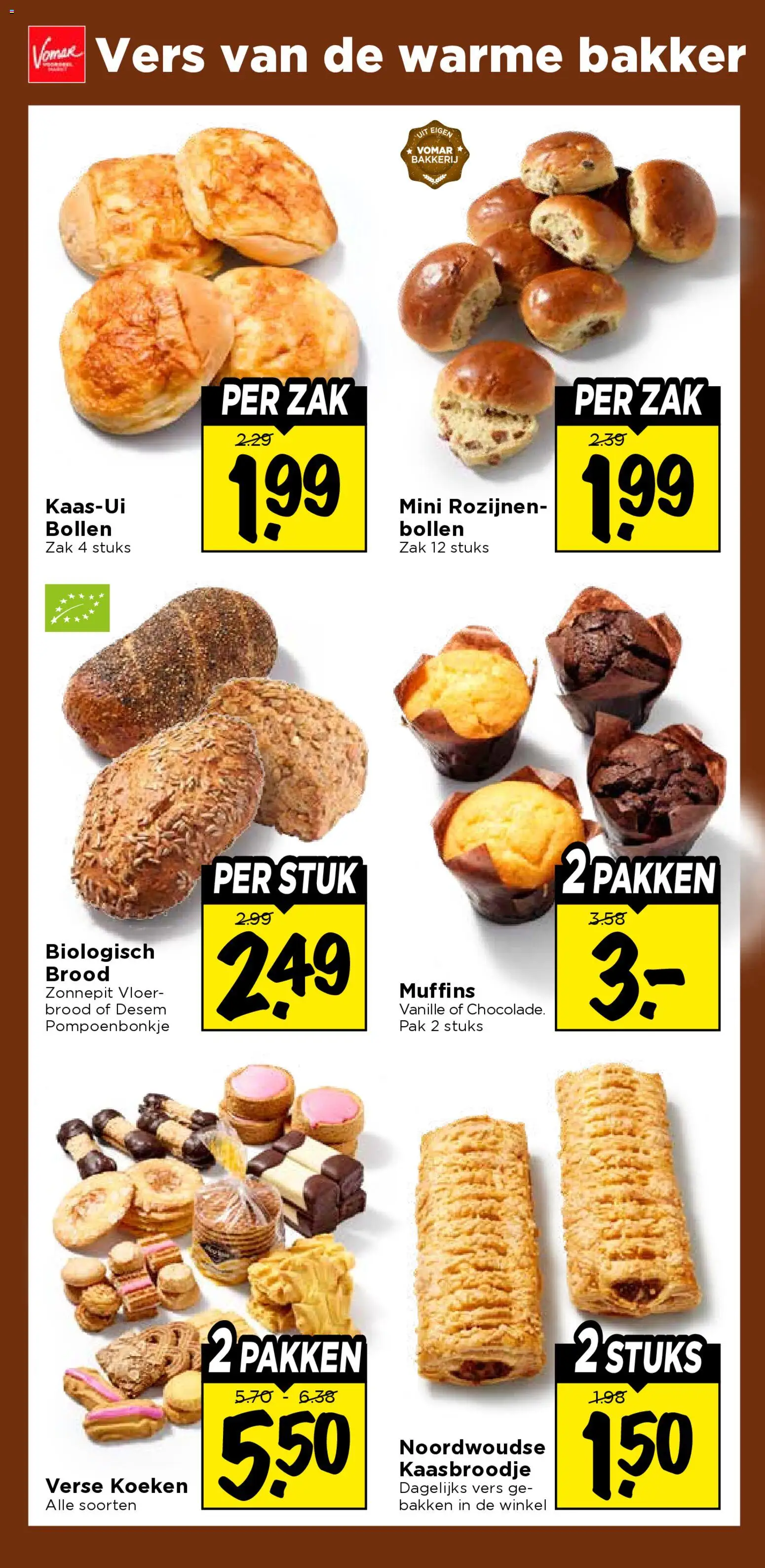 {H1} | Pagina: 18 | Producten: Brood, Rozijnen, Zak, Pavilon