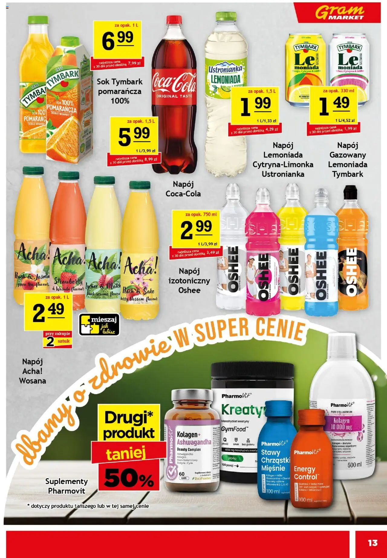 Gram Market Gazetka od 13.08.2025 | Strona: 13 | Produkty: Cytryna, Sake, Sok