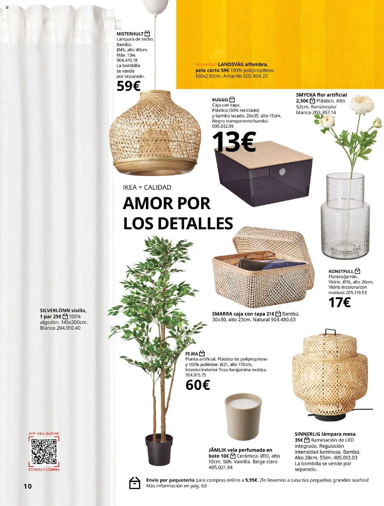 Catálogo IKEA Salones │ válido desde el 17.02.2025 | Página: 10 | Productos: Té, Bombilla, Mesa, Lámpara