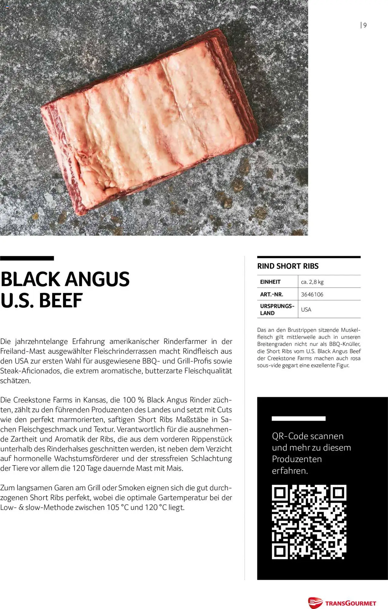 Transgourmet Fleischkultur neu definiert | Cook Folder gültig ab 24.06.2024 | Seite: 9 | Produkte: Grill, Rindfleisch