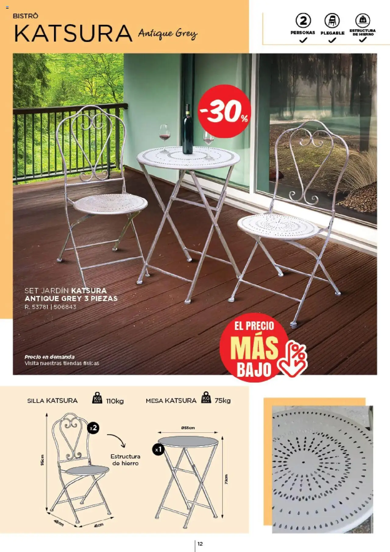 Espaço Casa - Catálogo AireLibre 2025 │ válido de 12.05.2025 | Página: 12 | Produtos: Mesa