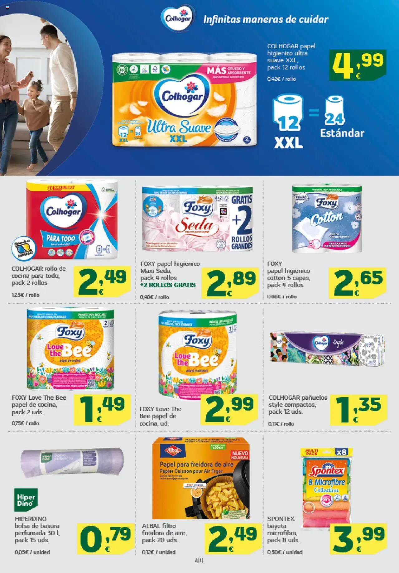 HiperDino folleto │ válido desde el 09.10.2025 | Página: 44 | Productos: Papel higienico, Bolsa, Cocina, Freidora
