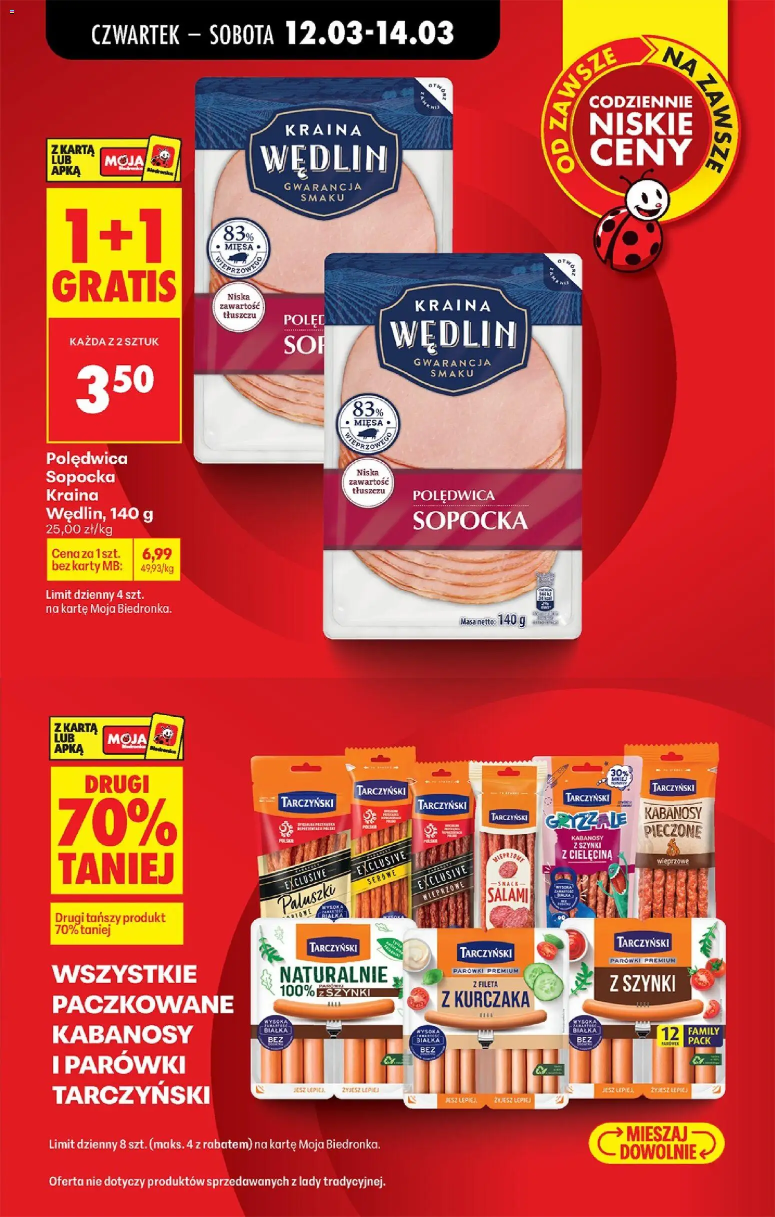 Biedronka Polsko leták - Codziennie niskie ceny od 12.03.2026 | Strana: 13 | Produkty: Karty