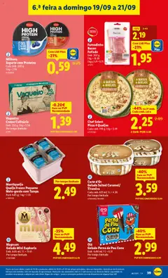 Carte d'Or Gelado Salted Caramel/ Tiramisu, Cada emb. 825 ml │ válido de 15.09.2025 | Página: 39