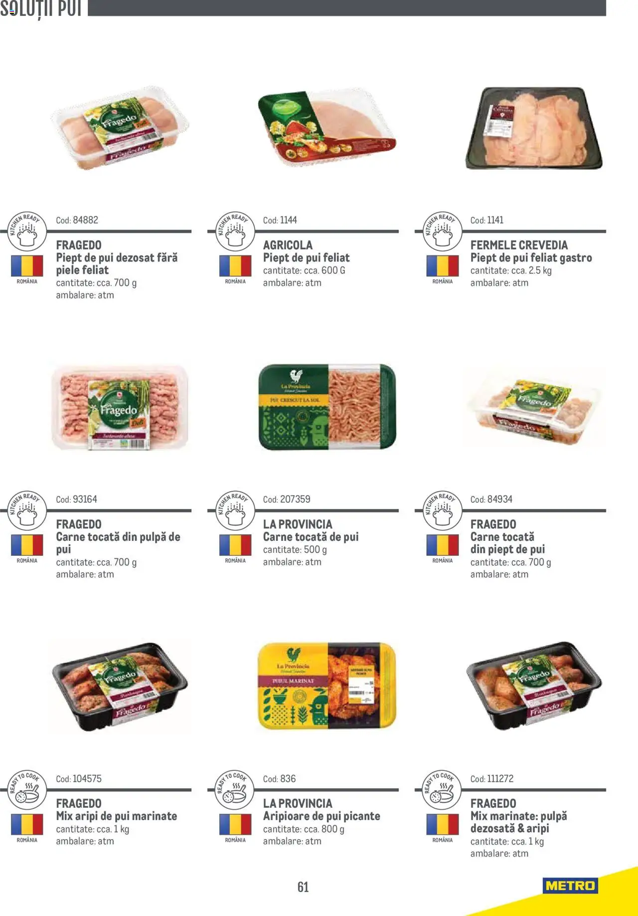 Noul catalog Metro – valabil de la 14.11.2024 | Pagină: 61 | Produse: Carne tocată