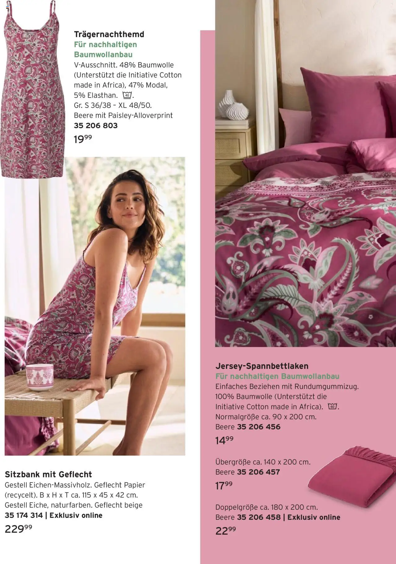 Prospekt Tchibo Sommerträume für zuhause - gültig ab dem 06.08.2025 | Seite: 4 | Produkte: Sitzbank