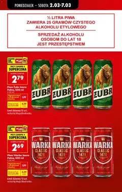 Náhled letáku Biedronka Polsko leták od 02.03.2026 | Strana: 27 | Produkty: Zubr, Karty