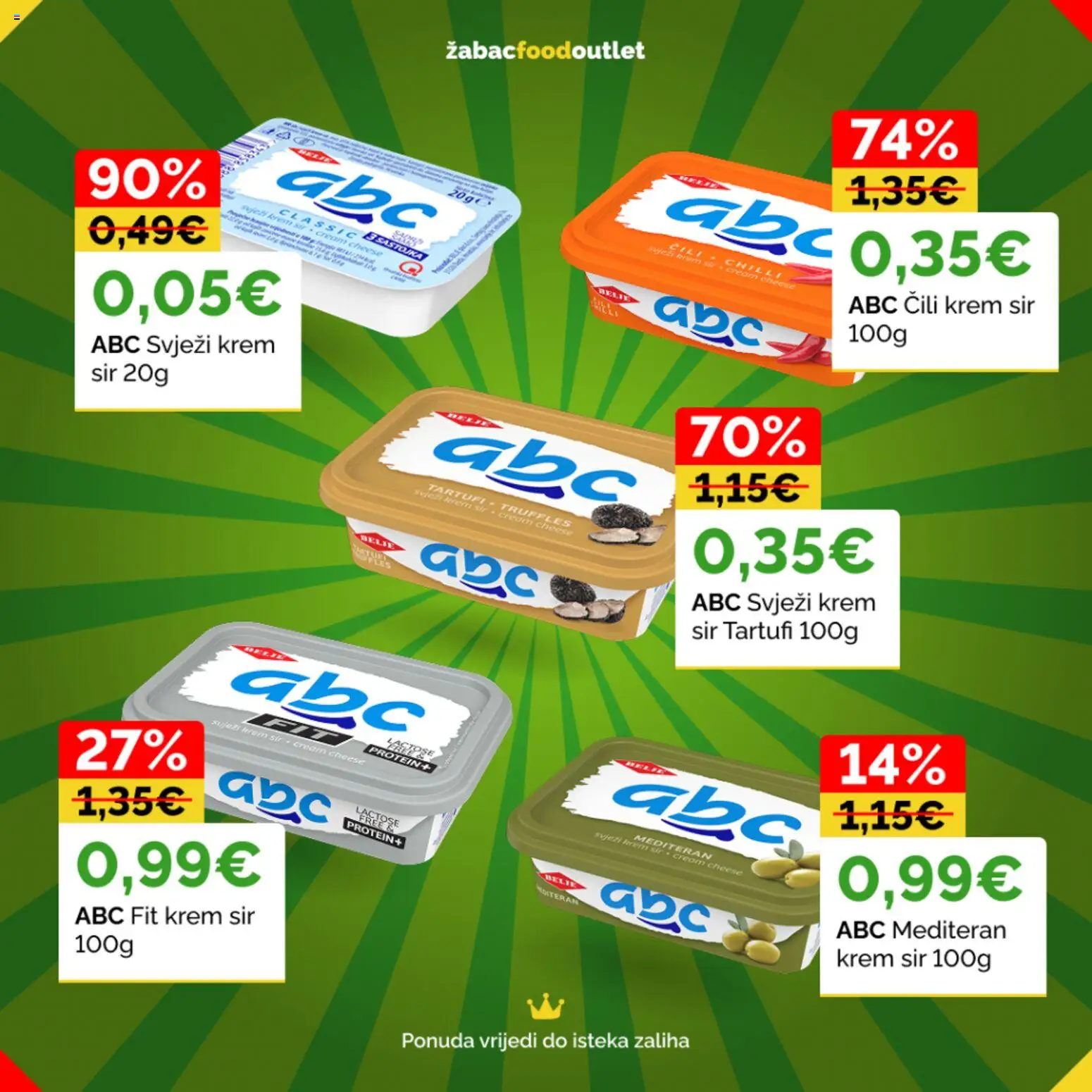 Žabac katalog | vrijedi od 02.03.2026 | Stranica: 14 | Proizvodi: Krem sir, Sir, Čili