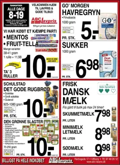 Eksempel på tilbudsavis Abc Lavpris - Ulfborg fra butik Abc Lavpris gyldig fra 13.08.2025