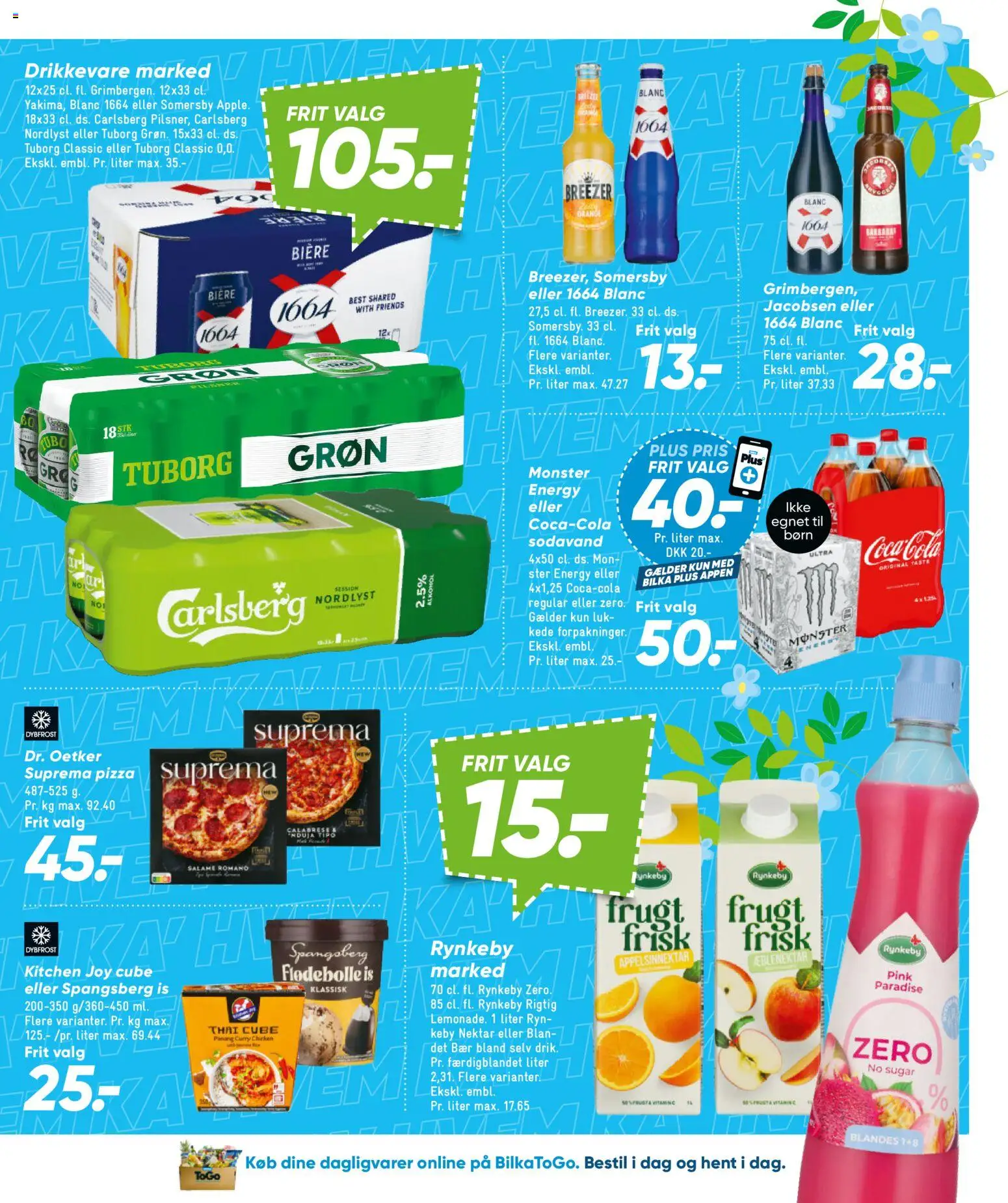 Bilka tilbudsavis – gyldig fra 24.04.2026 | Side: 35 | Produkter: Pizza, Coca Cola, Sodavand, Is