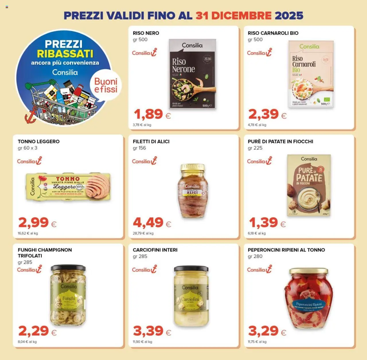 Volantino Oasi del 09.10.2025 | Pagina: 18 | Prodotti: Riso Carnaroli, Riso, Fiocchi, Patate